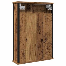 Armoire à miroir de salle de bain vieux bois bois d'ingénierie 