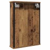Armoire à miroir de salle de bain vieux bois bois d'ingénierie 