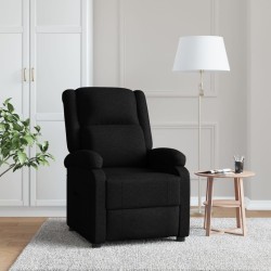 Fauteuil inclinable Noir Tissu 