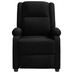Fauteuil inclinable Noir Tissu 
