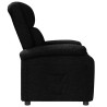 Fauteuil inclinable Noir Tissu 