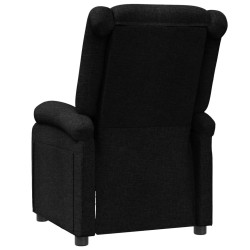 Fauteuil inclinable Noir Tissu 