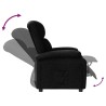 Fauteuil inclinable Noir Tissu 