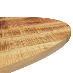 Dessus de table 90x40x3,8 cm ovale bois massif de manguier 