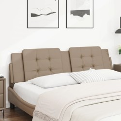 Coussin de tête de lit cappuccino 180 cm similicuir 