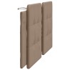 Coussin de tête de lit cappuccino 180 cm similicuir 