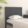 Tête de lit Gris 80,5x4x100 cm Bois massif de pin 