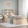 Cadre de lit sans matelas 90x200 cm bois de pin massif 
