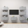 Meubles TV 7 pcs Gris béton 30,5x30x60 cm Bois d'ingénierie 