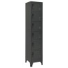 Armoire à casiers Anthracite 38x40x180 cm Acier 