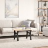 Pieds de table basse cadre en Y 60x40x38 cm acier 
