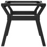 Pieds de table basse cadre en Y 60x40x38 cm acier 