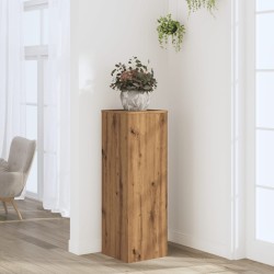 Support pour plantes 33x33x100 cm bois d'ingénierie 