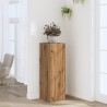 Support pour plantes 33x33x100 cm bois d'ingénierie 