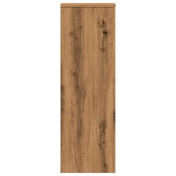 Support pour plantes 33x33x100 cm bois d'ingénierie 