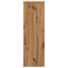 Support pour plantes 33x33x100 cm bois d'ingénierie 