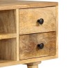 Meuble TV 110x35x40 cm Bois massif de manguier 