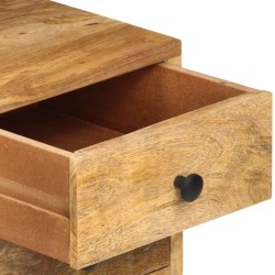 Meuble TV 110x35x40 cm Bois massif de manguier 