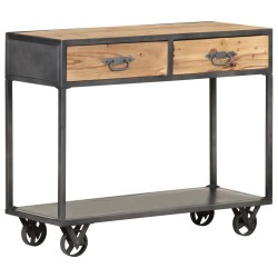 Table console 90x35x74 cm Bois de récupération massif 