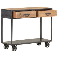 Table console 90x35x74 cm Bois de récupération massif 