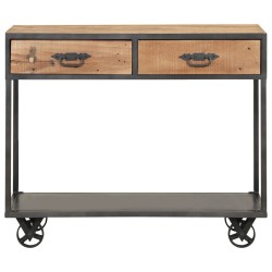 Table console 90x35x74 cm Bois de récupération massif 