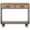 Table console 90x35x74 cm Bois de récupération massif 