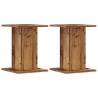 Supports de haut-parleurs 2 pcs vieux bois bois d'ingénierie 