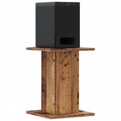 Supports de haut-parleurs 2 pcs vieux bois bois d'ingénierie 