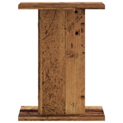 Supports de haut-parleurs 2 pcs vieux bois bois d'ingénierie 