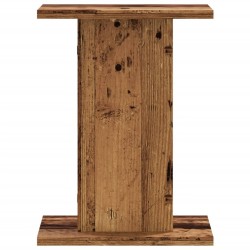Supports de haut-parleurs 2 pcs vieux bois bois d'ingénierie 