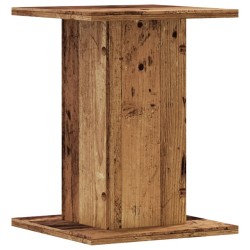 Supports pour plantes 2 pcs vieux bois bois d'ingénierie 