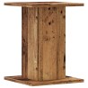 Supports pour plantes 2 pcs vieux bois bois d'ingénierie 