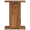 Supports pour plantes 2 pcs vieux bois bois d'ingénierie 