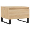 Table basse chêne sonoma 50x46x35 cm bois d'ingénierie 