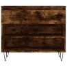 Armoire à chaussures Chêne fumé 70x36x60 cm Bois d'ingénierie 