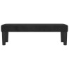 Banc Noir 100x30x30 cm Velours 