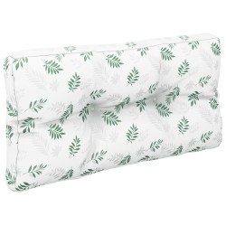Coussins de palette lot de 2 motif de feuilles tissu 