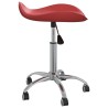 Chaise de bureau Rouge bordeaux Similicuir  