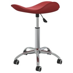 Chaise de bureau Rouge bordeaux Similicuir  