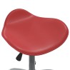 Chaise de bureau Rouge bordeaux Similicuir  
