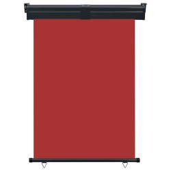 Auvent latéral de balcon 125x250 cm Rouge 