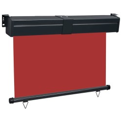 Auvent latéral de balcon 125x250 cm Rouge 