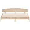Cadre de lit sans matelas 200x200 cm bois massif de pin 