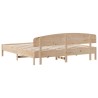 Cadre de lit sans matelas 200x200 cm bois massif de pin 