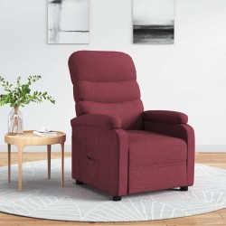 Fauteuil inclinable Rouge bordeaux Tissu 