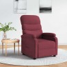 Fauteuil inclinable Rouge bordeaux Tissu 