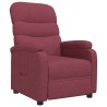 Fauteuil inclinable Rouge bordeaux Tissu 