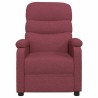 Fauteuil inclinable Rouge bordeaux Tissu 