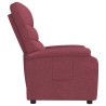 Fauteuil inclinable Rouge bordeaux Tissu 