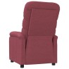 Fauteuil inclinable Rouge bordeaux Tissu 